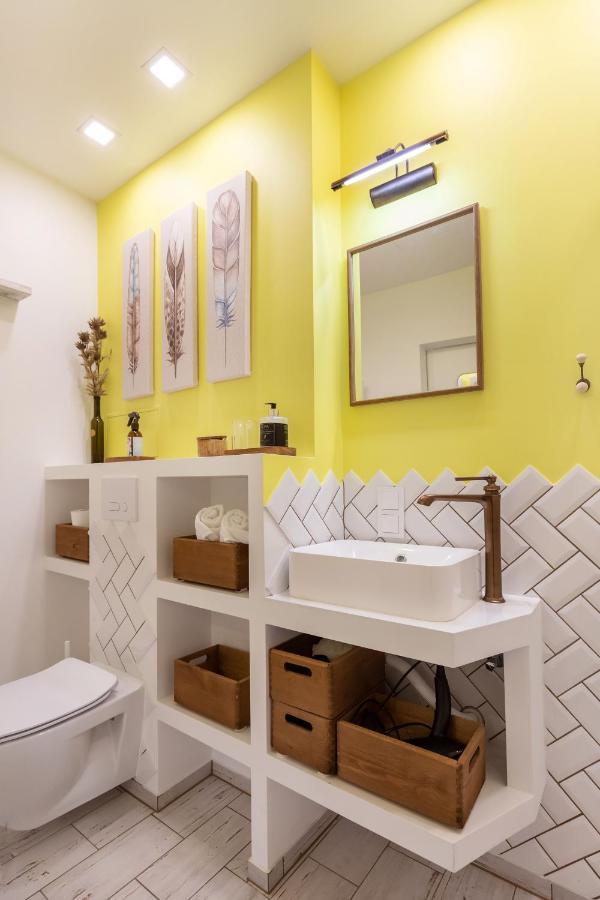 شقة Yellow Studio Paupys فيلنيوس المظهر الخارجي الصورة